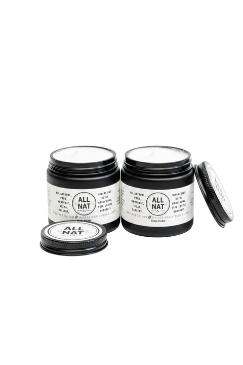 Try 2 Bundle - Whipped Tallow & Manuka Honey Glow Cream and Body Butter
